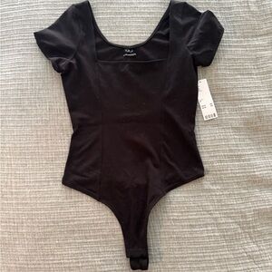 Urban Outfitters Black Bodysuit with Scoop Neckline